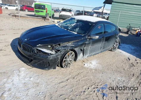 2020 BMW M850I Gtan Coupe xDrive z USA, uszkodzony, nr VIN WBAGV8C09LCE61579